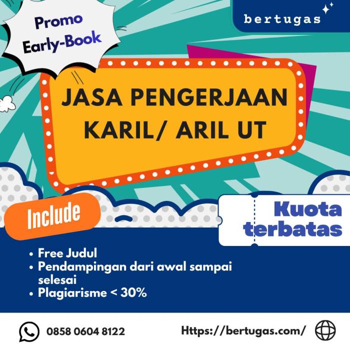 Joki Artikel Ilmiah (ARIL) / Karya Ilmiah (KARIL)